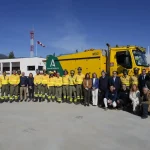 Antonio Sanz inaugura las instalaciones de la nueva base de EMA Infoca Sierra de las Nieves