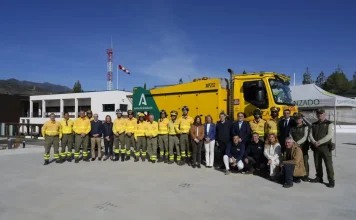 Antonio Sanz inaugura las instalaciones de la nueva base de EMA Infoca Sierra de las Nieves