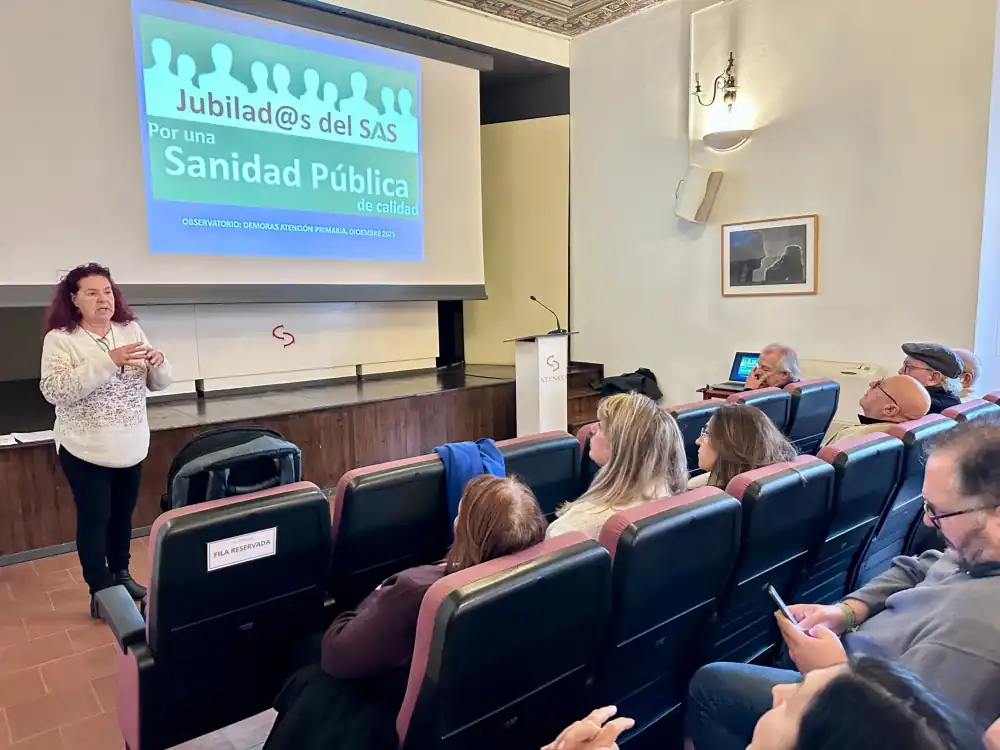 Profesionales jubilados del SAS se reúnen con partidos políticos, organizaciones sindicales y sociedad científica