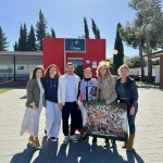 El subcampeón olímpico Damián Quintero comparte los valores y la disciplina del kárate con estudiantes de El Pinar