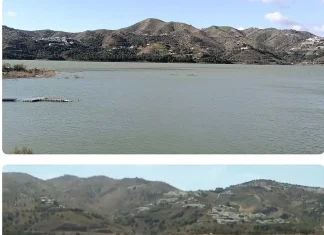 El embalse de La Viñuela pasa del 7% al 84%: el antes y el después tras el tren de borrascas 2025-2026 El embalse de La Viñuela pasa del 7% al 84%: el antes y el después tras el tren de borrascas 2025-2026
