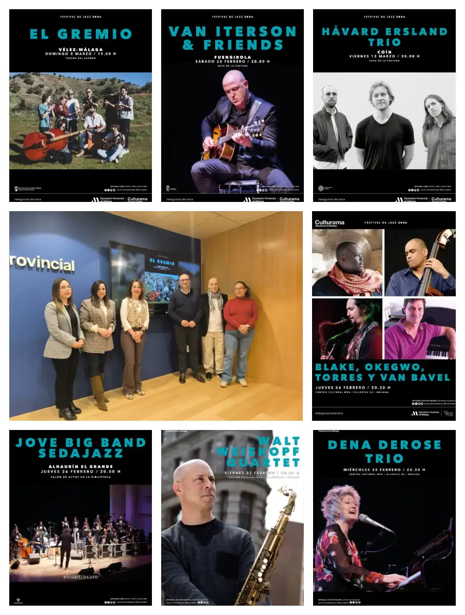 El MVA presenta su X Festival de Jazz con conciertos en Fuengirola, Coín, Alhaurín el Grande, y Vélez Málaga 