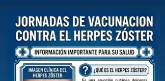 Los centros de salud de Málaga-Guadalhorce vacunan sin cita previa contra el herpes zóster este martes y jueves