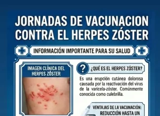 Los centros de salud de Málaga-Guadalhorce vacunan sin cita previa contra el herpes zóster este martes y jueves