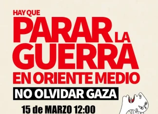 Más de 1.500 firmantes respaldan un manifiesto contra la guerra en Oriente Medio y convocan movilizaciones en Málaga