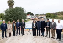 Comienzan las obras de la red de aguas regeneradas para riego que impulsan la Diputación y los ayuntamientos de Málaga y Torremolinos