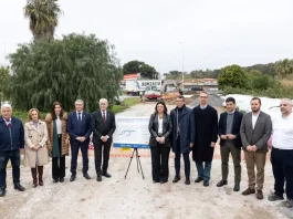 Comienzan las obras de la red de aguas regeneradas para riego que impulsan la Diputación y los ayuntamientos de Málaga y Torremolinos