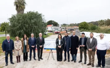Comienzan las obras de la red de aguas regeneradas para riego que impulsan la Diputación y los ayuntamientos de Málaga y Torremolinos