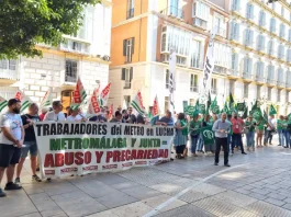 Fracasa la mediación en el SERCLA y se mantiene la huelga en el Metro de Málaga los días 12 y 20 de marzo