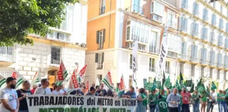 Fracasa la mediación en el SERCLA y se mantiene la huelga en el Metro de Málaga los días 12 y 20 de marzo