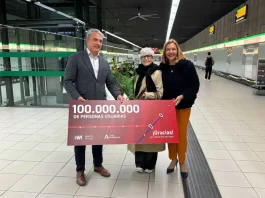 Metro de Málaga supera los 100 millones de viajeros transportados desde su puesta en servicio