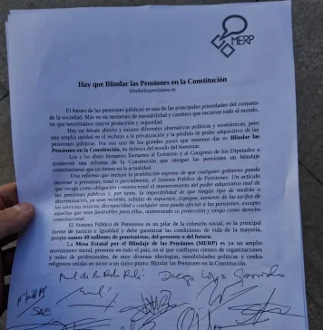 Juristas y gentes se unen para blindar las pensiones