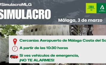Simulacro de emergencias este 3 de marzo en el Aeropuerto de Málaga-Costa del Sol Simulacro de emergencias este 3 de marzo en el Aeropuerto de Málaga-Costa del Sol