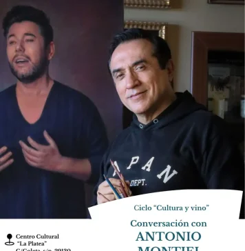 Arte, charla y buen vino en La Platea de Alhaurín de la Torre con Antonio Montiel
