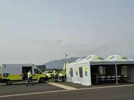 La Junta evalúa los mecanismos de respuesta ante un accidente aéreo con un simulacro en Málaga