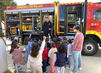 El Consorcio Provincial de Bomberos de la Diputación celebra en Torremolinos la Semana de la Prevención de Incendios