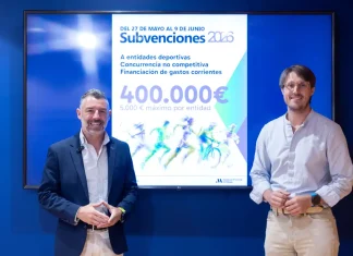 La Diputación de Málaga destinará 400.000 euros a apoyar a los clubes deportivos de la provincia