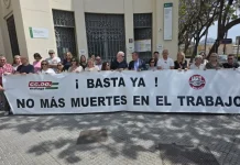 CCOO denuncia la falta de medidas básicas de seguridad ante la muerte de un obrero y exige la máxima dureza sancionadora a la administración