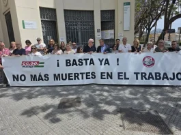 CCOO denuncia la falta de medidas básicas de seguridad ante la muerte de un obrero y exige la máxima dureza sancionadora a la administración