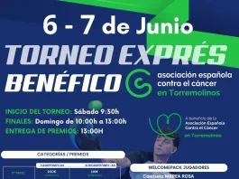 Torremolinos acogerá un torneo exprés benéfico de pádel a favor de la AECC el 6 y 7 de junio
