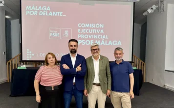 El PSOE designa a Mariano Ruiz como portavoz del grupo municipal en el Ayuntamiento de Málaga