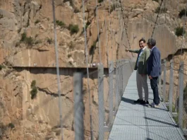 El Caminito del Rey estrena el puente colgante más grande de España y refuerza su atractivo turístico internacional