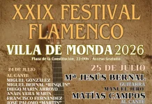 Aurora Vargas lidera el cartel del XXIX Festival Flamenco Villa de Monda Aurora Vargas lidera el cartel del XXIX Festival Flamenco Villa de Monda