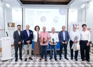 Enrique y Napi reivindican la viñeta como un ejercicio de libertad y pensamiento crítico en los Premios Elgar Premios Nacionales ‘Elgar’ de Viñetas Periodísticas