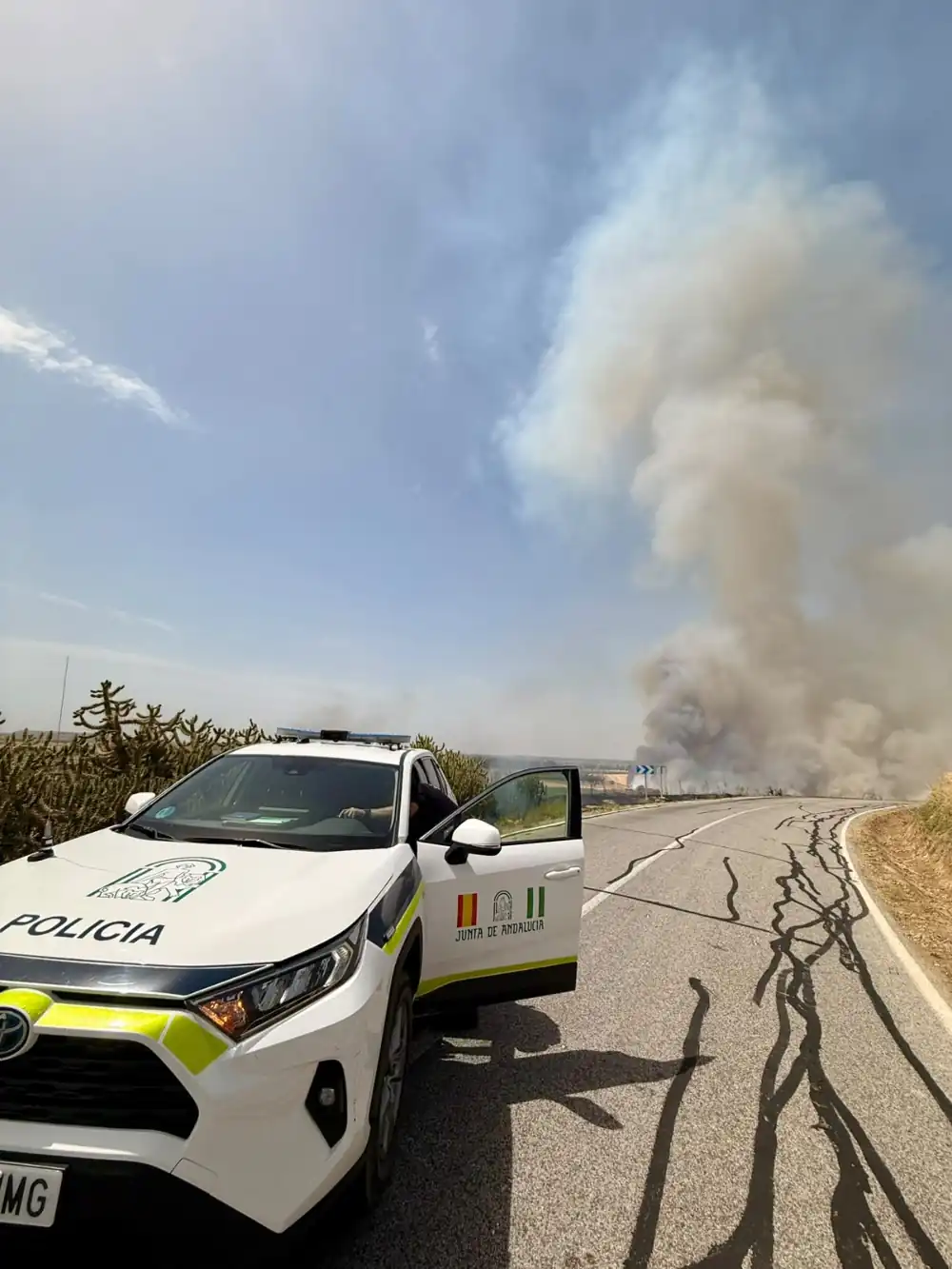 La UPA esclarece el incendio provocado en el Paraje Portugalejo, en Canillas de Aceituno