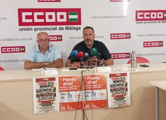 CCOO vigilará el cumplimiento de las medidas contra el golpe de calor para proteger a 70.000 trabajadores en Málaga CCOO vigilará el cumplimiento de las medidas contra el golpe de calor para proteger a 70.000 trabajadores en Málaga