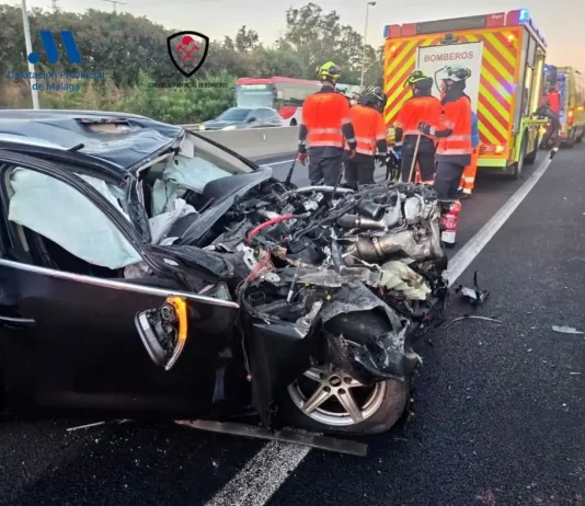 Cuatro personas atendidas tras un accidente en la A-7 a primera hora de la mañana en Estepona