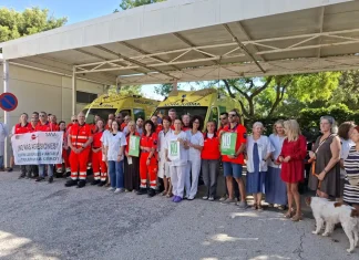 El 061 convoca una concentración de rechazo por la agresión a una enfermera de emergencias