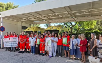 El 061 convoca una concentración de rechazo por la agresión a una enfermera de emergencias