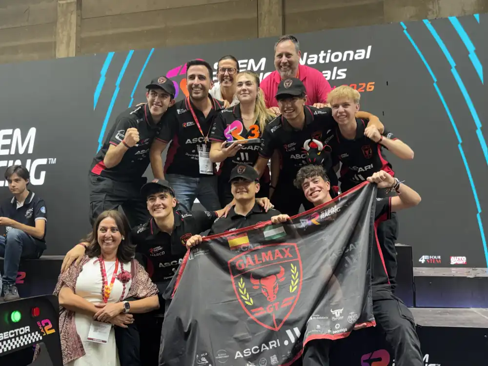 El equipo malagueño Galmax GT logra el tercer puesto en el Campeonato Nacional de STEM Racing y representará a España en el Mundial de Singapur