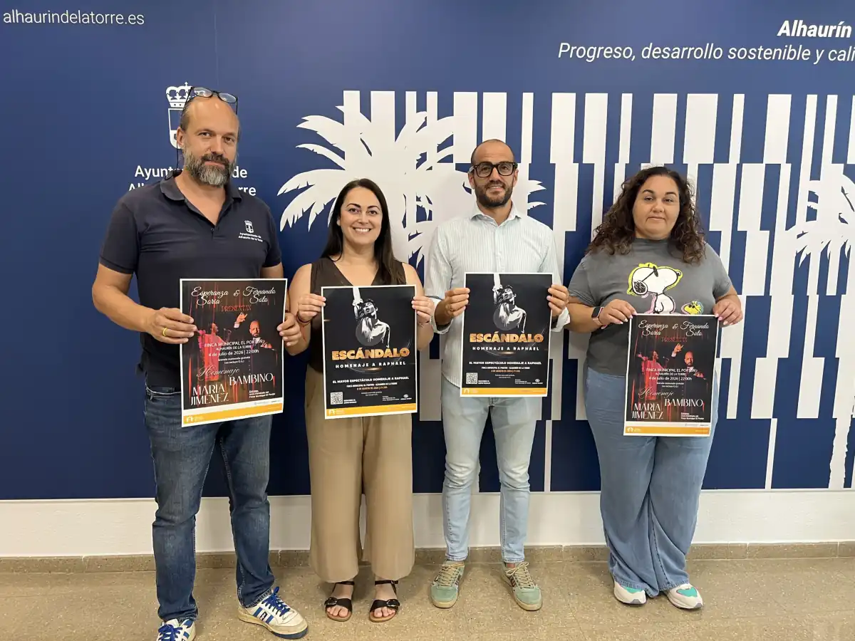 Alhaurín de la Torre acogerá sendos homenajes a María Jiménez & Bambino y a Raphael
