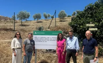 El delegado de Agricultura visita el avance de las obras de emergencia en cauces y caminos dañados por el tren de borrascas El delegado de Agricultura visita el avance de las obras de emergencia en cauces y caminos dañados por el tren de borrascas
