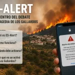 ES-Alert y el incendio de Los Gallardos: por qué se debate la no activación de las alertas móviles de emergencia ES-Alert y el incendio de Los Gallardos: por qué se debate la no activación de las alertas móviles de emergencia