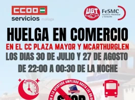 CCOO y UGT convocan huelga en Plaza Mayor y McArthurGlen Málaga contra el ‘Late Night Shopping’ CCOO y UGT convocan huelga en Plaza Mayor y McArthurGlen Málaga contra el 'Late Night Shopping'