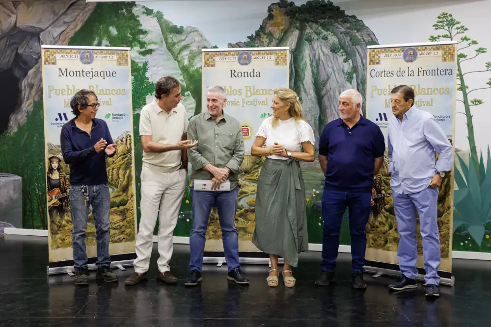La Diputación impulsa Pueblos Blancos Music Festival, que se celebra simultáneamente en Montejaque, Ronda y Cortes de la Frontera