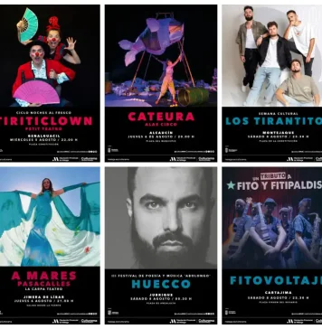 La programación de cultura de la Diputación lleva a la provincia espectáculos de circo, teatro, música en directo y exposiciones del 3 al 9 de agosto La programación de cultura de la Diputación lleva a la provincia espectáculos de circo, teatro, música en directo y exposiciones del 3 al 9 de agosto