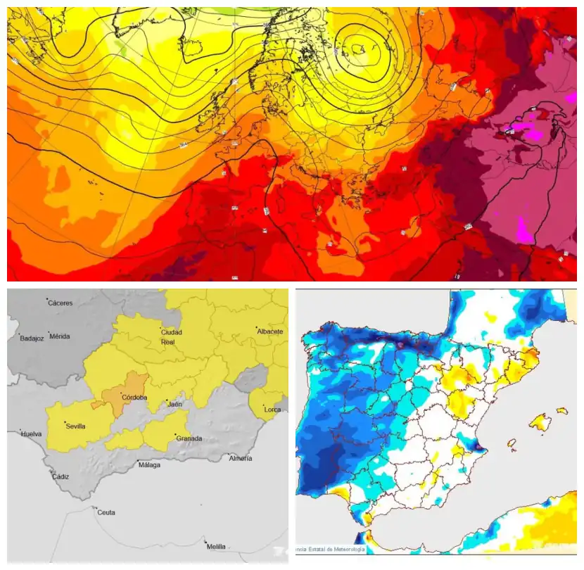 El calor da una pequeña tregua, pero la próxima semana podría volver con fuerza a Málaga y Andalucía