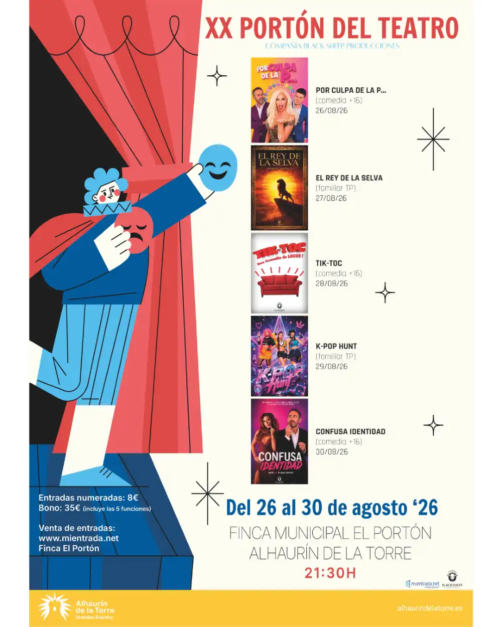 El miércoles se levanta el telón del vigésimo Festival Portón del Teatro