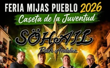 La esencia del Rock Andaluz tomará la Caseta de la Juventud en la Feria de Mijas Pueblo 2026 con el directo de Söhail