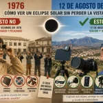 Sobreviví al eclipse de 1976 y conservé la vista: 50 años después no pienso tentar a la suerte Sobreviví al eclipse de 1976 y conservé la vista: 50 años después no pienso tentar a la suerte