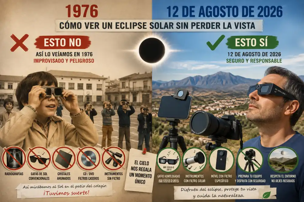 Sobreviví al eclipse de 1976 y conservé la vista: 50 años después no pienso tentar a la suerte