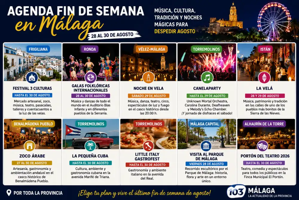 De Frigiliana a Ronda: diez planes para despedir agosto por todo lo alto en Málaga