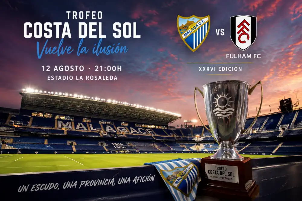 El Málaga CF acelera su preparación: la cuenta atrás para el Trofeo Costa del Sol ya ha comenzado