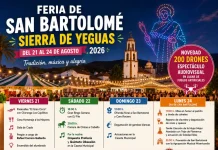 Sierra de Yeguas vive su Feria de San Bartolomé con cuatro días de fiesta y un espectacular cierre con 200 drones Sierra de Yeguas vive su Feria de San Bartolomé con cuatro días de fiesta y un espectacular cierre con 200 drones