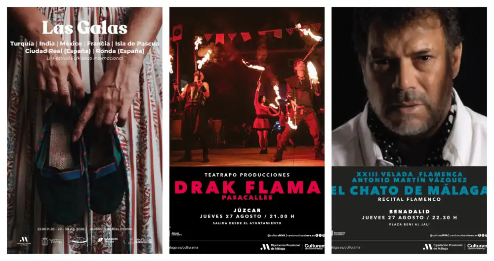 Folklore internacional, flamenco y pasacalles marcan la agenda cultural de la Diputación de la semana que viene en la provincia