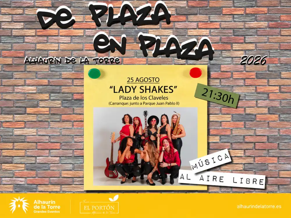 Lady Shakes llevará su potente directo a la Plaza de los Claveles para cerrar ‘De Plaza en Plaza’